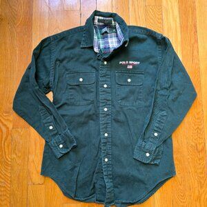 VintagePolo Sport Ralph Lauren  Plaid Collared Button Up Shirt Boy's Small